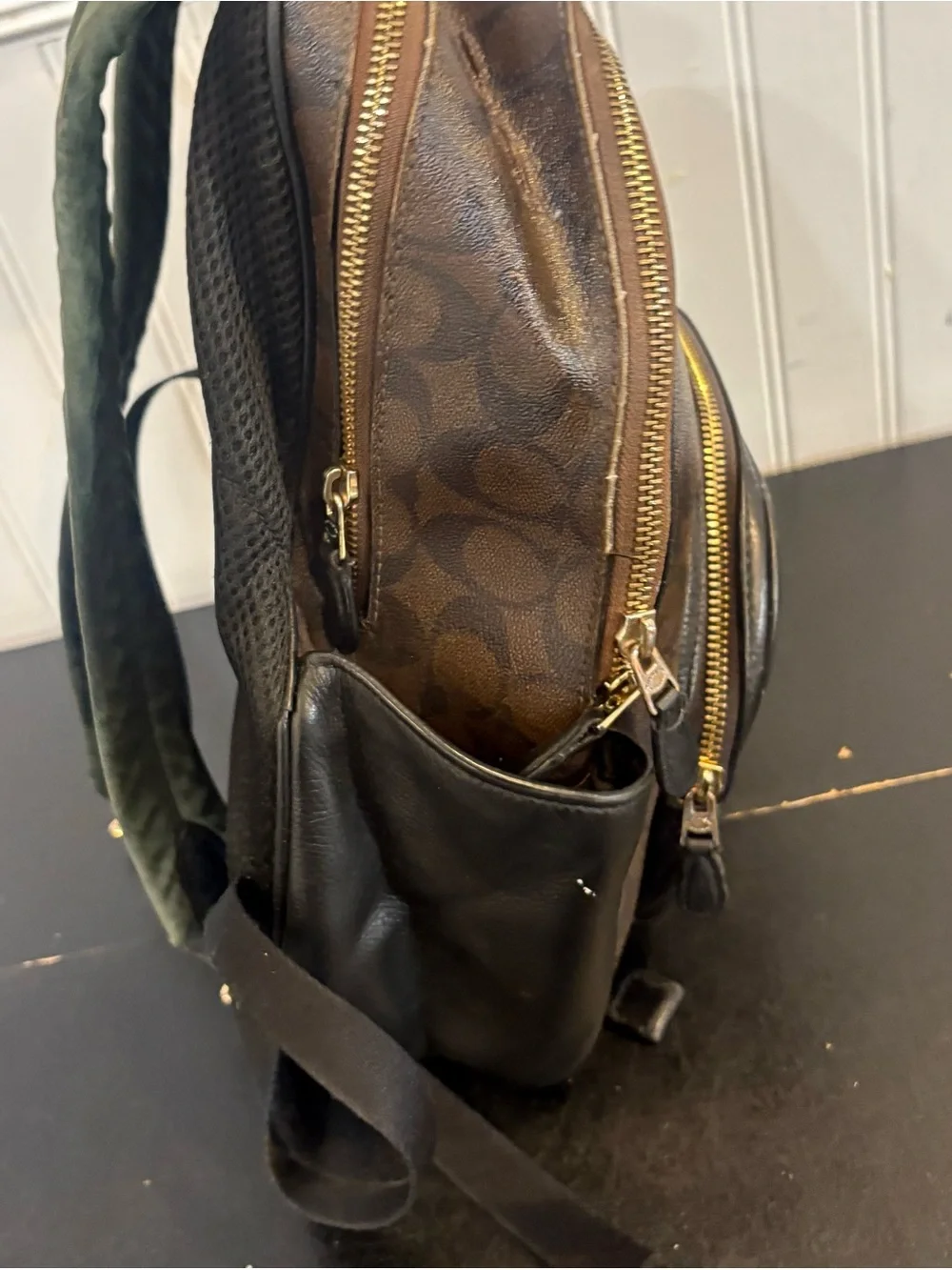 Coach compact backpack
